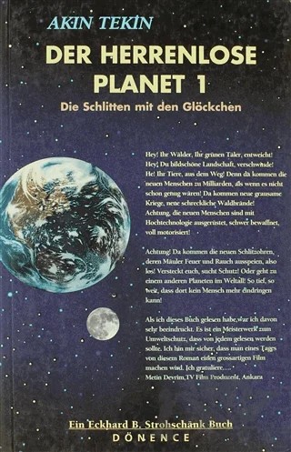 Der Herrenlose Planet 1 Die Schlitten mit den Glöckchen – Akın Tekin – Dönence Basım ve Yayın Hizmetleri kitap kapağı