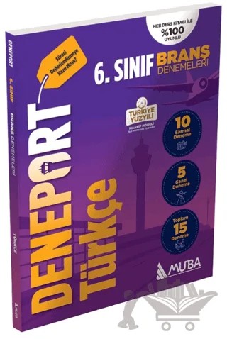 6. Sınıf Deneport Türkçe Branş Denemesi – Kolektif – Muba Yayınları kitap kapağı
