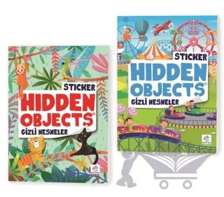 3+ Yaş Sticker Hidden Objects 2'li Set – Kolektif – Yükselen Zeka Yayınları kitap kapağı