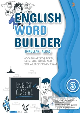 English Word Builder 3 – Emrullah Alkaç – Cinius Yayınları kitap kapağı