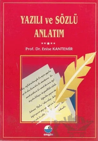 Yazılı ve Sözlü Anlatım – Enise Kantemir – Engin Yayınevi kitap kapağı