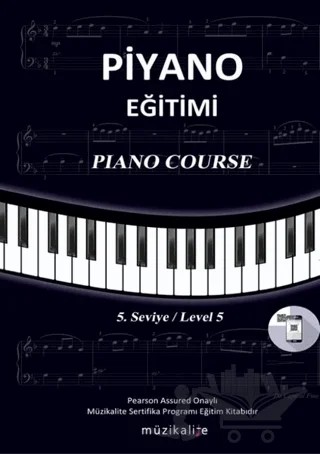 Piyano Eğitimi 5. Seviye – Elvan Gezek Yurtalan – Müzikalite kitap kapağı