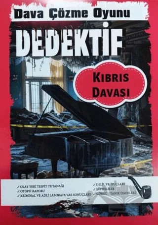 Dedektif Dava Çözme Oyunu - Kıbrıs Davası – Kolektif – MT Dedektiflik kitap kapağı