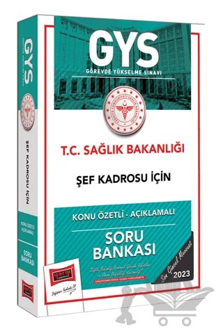 Yargı Yayınları 2023 Sağlık Bakanlığı Şef Kadrosu İçin Konu Özetli Açıklamalı Soru Bankası – Kolektif – Yargı Yayınevi kitap kapağı