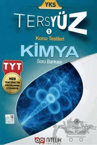 YKS TYT Kimya Tersyüz Soru Kitabı – Berin Pekmen, Hüseyin Cihan Çetinöz – Nitelik Yayınları kitap kapağı
