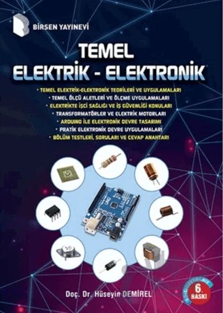 Temel Elektrik-Elektronik – Hüseyin Demirel – Birsen Yayınevi kitap kapağı