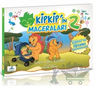 Kipkip'in Maceraları 2 – Leyla Uğur Karaca – Adeda Yayınları kitap kapağı