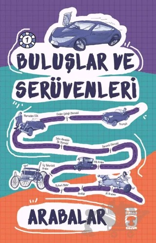 Buluşlar ve Serüvenleri - Arabalar – Kolektif – Timaş Çocuk kitap kapağı
