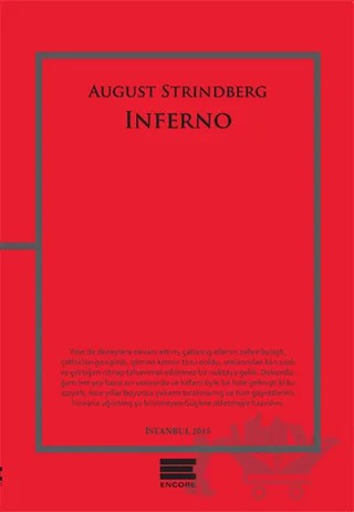 Inferno – August Strindberg – Encore Yayınları kitap kapağı