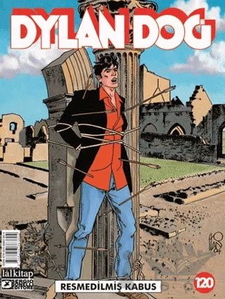 Dylan Dog Sayı 120 - Resmedilmiş Kabus – Michele Masiero – Lal Kitap kitap kapağı