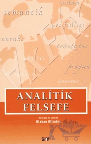 Analitik Felsefe – Derleme – Say Yayınları kitap kapağı