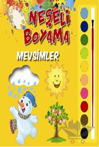 Neşeli Boyama - Mevsimler – Kolektif – Parıltı Yayınları kitap kapağı
