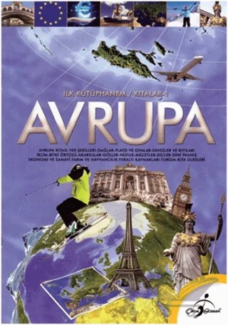 İlk Kütüphanem / Kıtalar - 1 Avrupa – Kolektif – Çocuk Gezegeni kitap kapağı