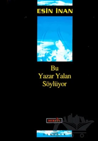 Bu Yazar Yalan Söylüyor – Esin İnan – Berfin Yayınları kitap kapağı