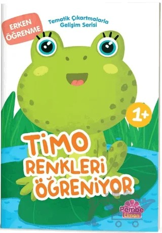 Timo Renkleri Öğreniyor – Yulia Razumovskaya – Pembe Limon Yayınları kitap kapağı