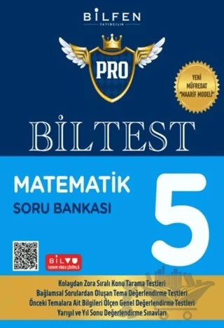 5. Sınıf Biltest Matematik Soru Bankası – Kollektif – Bilfen Yayıncılık kitap kapağı