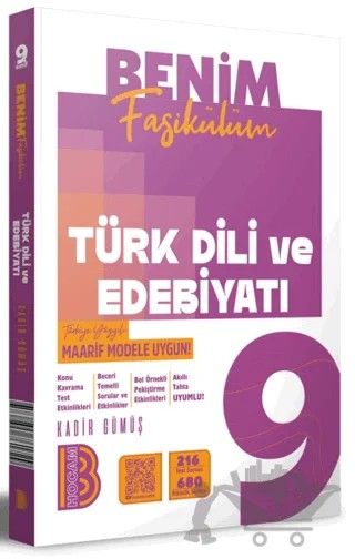 9. Sınıf Türk Dili ve Edebiyatı Benim Fasikülüm – Kadir Gümüş – Benim Hocam Yayınları kitap kapağı