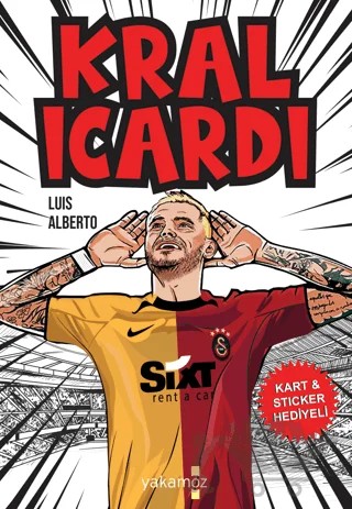 Kral Icardı – Luis Alberto – Yakamoz Yayınevi kitap kapağı