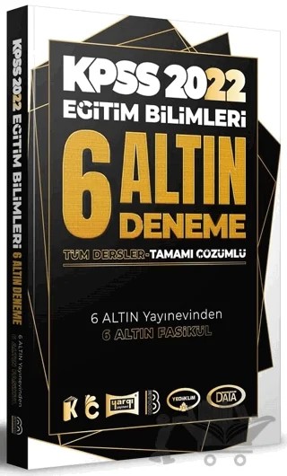 KPSS Eğitim Bilimleri Tamamı Çözümlü 6 Altın Deneme – Kolektif – Benim Hocam Yayınları kitap kapağı