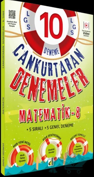 Cankurtaran Denemeler Matematik - 8. Sınıf – Kolektif – Damla Yayınevi kitap kapağı