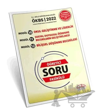 Başöğretmen Modül 10 Okul Geliştirme ve Liderlik - Modül 11 Sosyal Duygusal Öğrenme Becerilerinin Geliştirilmesi - Modül 12 Bilişsel Düşünme Becerileri Öğretici Soru Fasikülü – Kolektif – Editör Yayınevi kitap kapağı