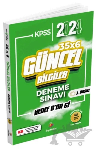 KPSS ve Tüm Adaylar İçin Güncel Bilgiler 35 Deneme Sınavı – Furkan Parlak – Dizgi Kitap kitap kapağı
