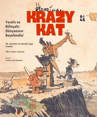 Krazy Kat – Yeraltı ve Bilinçaltı Dünyasının Beyefendisi – George Herriman – Altıkırkbeş Yayınları kitap kapağı