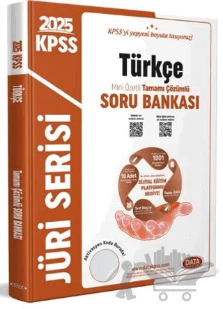 2025 KPSS Jüri Serisi Türkçe Mini Özetli Tamamı Çözümlü Soru Bankası – Kolektif – Data Yayınları kitap kapağı