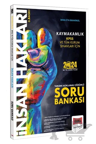 2024 Kaymakamlık KPSS ve Tüm Kurum Sınavları İçin İnsan Hakları Tamamı Açıklamalı Çözümlü Soru Bankası – Kolektif – Yargı Yayınevi kitap kapağı