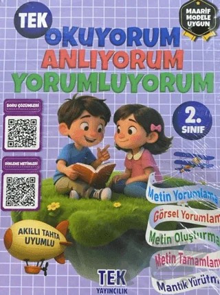2. Sınıf Okuyorum Anlıyorum Yorumluyorum – Kolektif – Tek Yayıncılık kitap kapağı