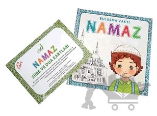 Buluşma Vakti Namaz - Erkek (Karton Kapak) + (24 Kart) – Fatma Yılmaz – Multibem Yayınları kitap kapağı