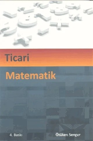 Ticari Matematik – Ötüken Senger – Murathan Yayınevi kitap kapağı
