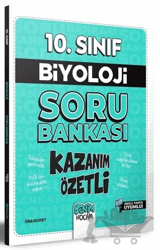 10. Sınıf Kazanım Özetli Biyoloji Soru Bankası – Dilek Kuvvet – Benim Hocam Yayınları kitap kapağı