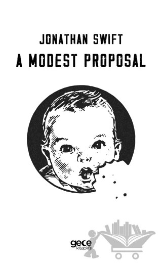 A Modest Proposal – Jonathan Swift – Gece Kitaplığı kitap kapağı