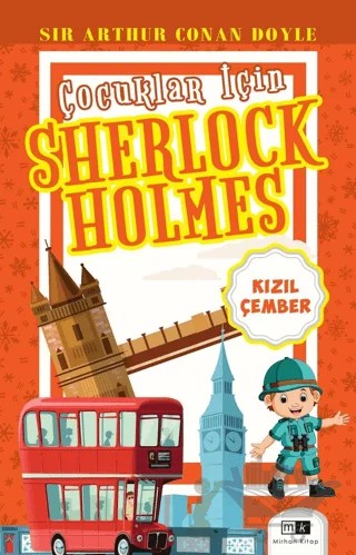 Çocuklar İçin Sherlock Holmes - Kızıl Çember – Sir Arthur Conan Doyle – Mirhan Kitap kitap kapağı