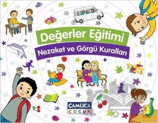 Değerler Eğitimi - Nezaket ve Görgü Kuralları (Kutulu - 10 Kitap) – Nalan Aktaş Sönmez – Çamlıca Çocuk Yayınları kitap kapağı