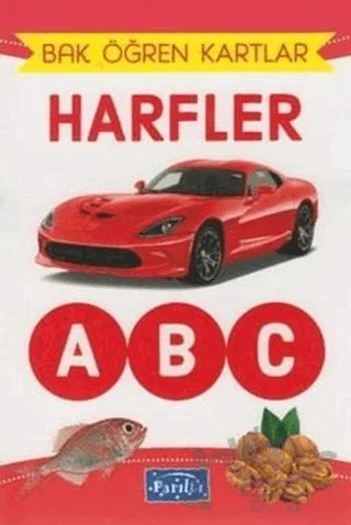 Bak Öğren Kartlar - Harfler – Kolektif – Parıltı Yayınları kitap kapağı