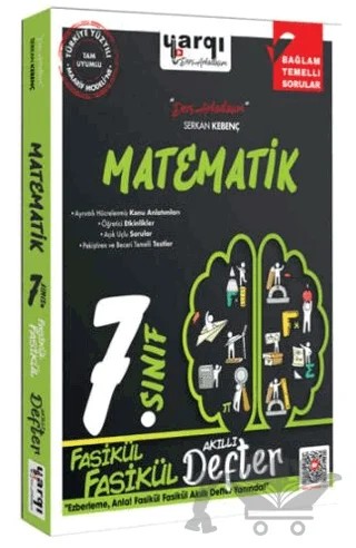 7. Sınıf Matematik Fasikül Fasikül Akıllı Defter – Serkan Kebenç – Yargı Yayınevi kitap kapağı