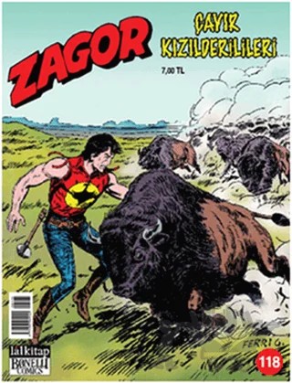 Zagor Sayı: 118 Çayır Kızılderilileri – Lal Kitap kitap kapağı