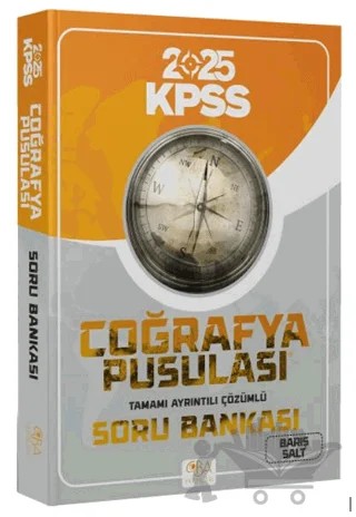 2025 KPSS Coğrafya Pusulası Soru Bankası Çözümlü – Barış Salt – CBA Akademi kitap kapağı