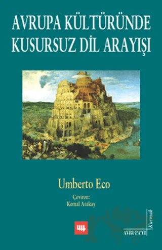 Avrupa Kültüründe Kusursuz Dil Arayışı – Umberto Eco – Literatür Yayıncılık kitap kapağı