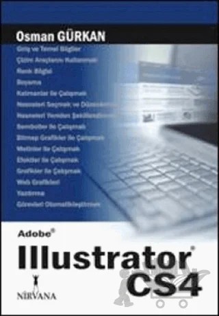 Adobe Illustrator CS4 – Osman Gürkan – Nirvana Yayınları kitap kapağı