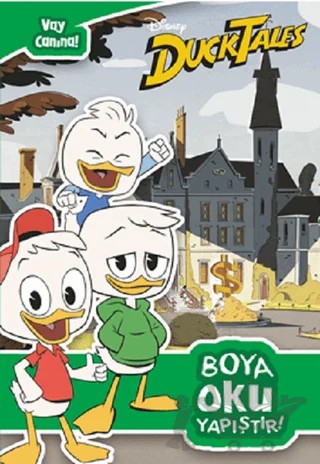 Disney Duck Tales - Boya Oku Yapıştır – Kolektif – Doğan Egmont Yayıncılık kitap kapağı