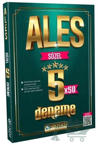 ALES Sözel Yetenek 5 Deneme Çözümlü – Kolektif – Panem Yayınları kitap kapağı