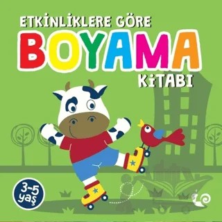 Etkinliklere Göre Boyama Kitabı - Yeşil – Sunguralp Şolpan – Çikolata Yayınevi kitap kapağı