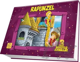 Üç Boyutlu Masallar: Rapunzel – Kolektif – Vişne Çocuk kitap kapağı
