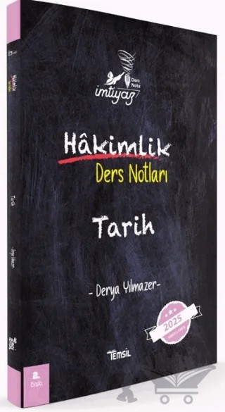 İmtiyaz Tarih Hakimlik Ders Notları – Derya Yılmazer – Temsil Kitap kitap kapağı