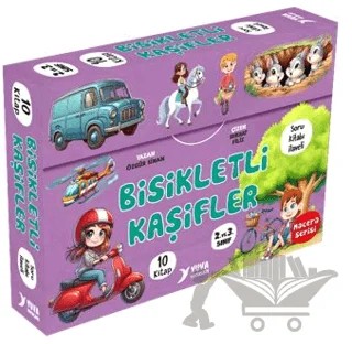 2. - 3. Sınıf Bisikletli Kaşifler Serisi – Özgür Sinan – Yuva Yayınları kitap kapağı