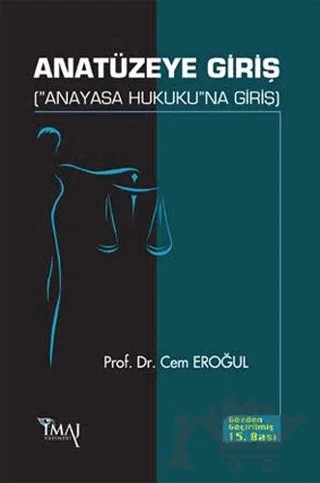 Anatüzeye Giriş – Cem Eroğul – İmaj Yayıncılık kitap kapağı