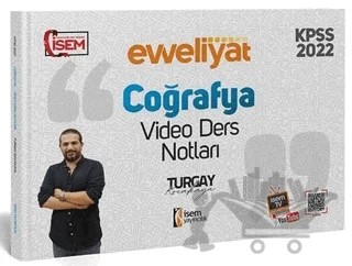 2022 KPSS Genel Kültür Evveliyat Coğrafya Video Ders Notu – Turgay Kocakaya – İSEM Yayıncılık kitap kapağı